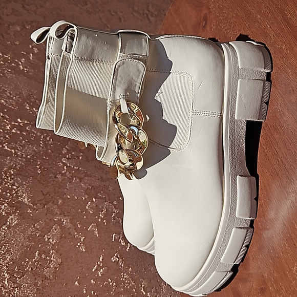 Rachel Zoe Lyra Chelsea Combat Ankle Boots - Picture 4 of 14